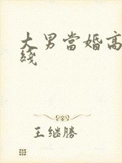 大男当婚高清在线