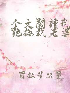 全文阅读我的冷艳总裁老婆