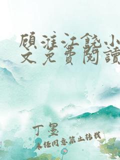 顾淮江饶小说全文免费阅读无弹窗