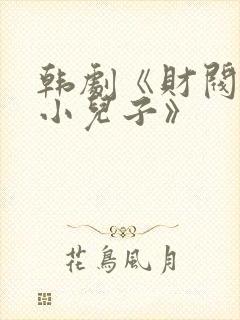 韩剧《财阀家的小儿子》