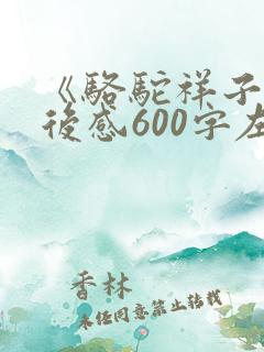 《骆驼祥子》读后感600字左右范文