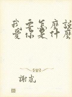 我要怎么说才能爱你是什么歌