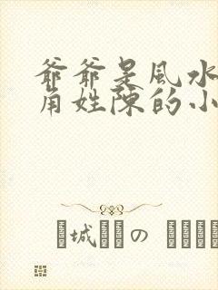 爷爷是风水师主角姓陈的小说