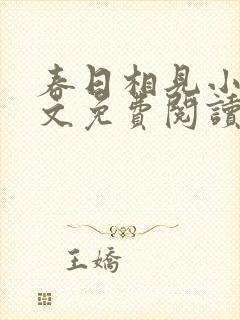 春日相见小说全文免费阅读笔趣阁