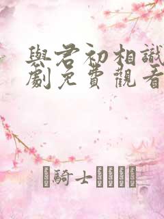 与君初相识电视剧免费观看第一集