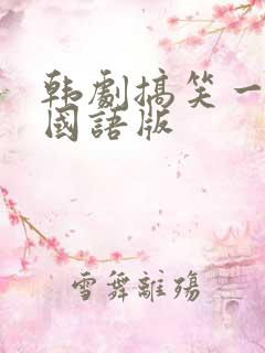 韩剧搞笑一家人国语版