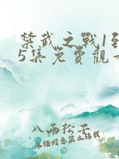 禁武之战1到45集免费观看