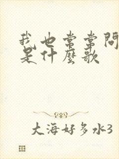 我也常常问自己是什么歌