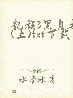 龙族3黑月之潮(上)txt下载