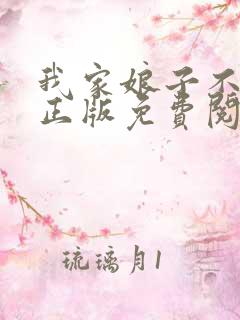 我家娘子不对劲正版免费阅读