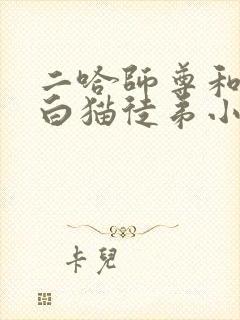 二哈师尊和他的白猫徒弟小说