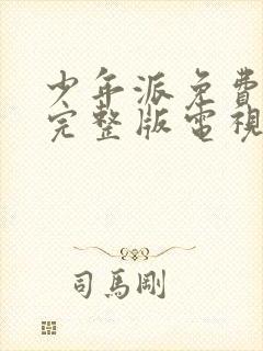 少年派免费观看完整版电视剧