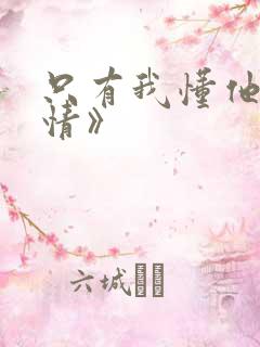 只有我懂他的柔情》