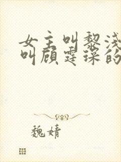 女主叫黎浅男主叫顾霆琛的小说