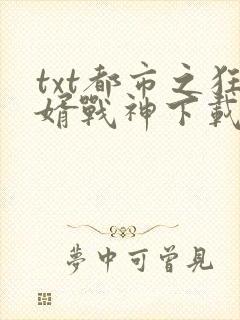 txt都市之狂婿战神下载