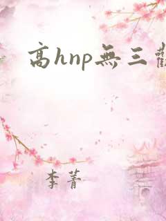 高hnp无三观