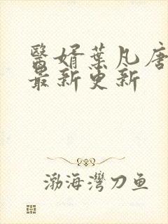 医婿叶凡唐若雪最新更新