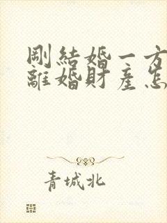 刚结婚一方提出离婚财产怎么分割