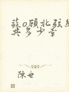 苏o顾北弦结局共多少章