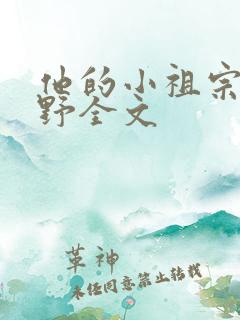 他的小祖宗甜又野全文