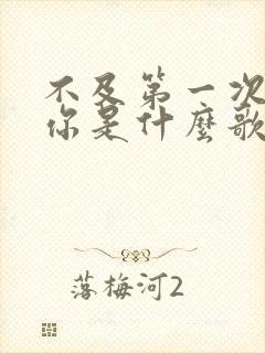 不及第一次遇见你是什么歌的歌词