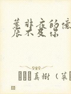 叶非夜的亿万星辰不及你