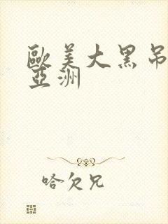 欧美大黑吊爆操亚洲