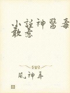 小说神医毒妃谁敢惹