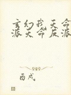 玄幻我天命大反派天命反派