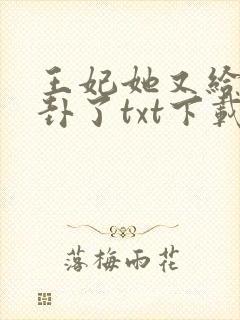 王妃她又给人算卦了txt下载