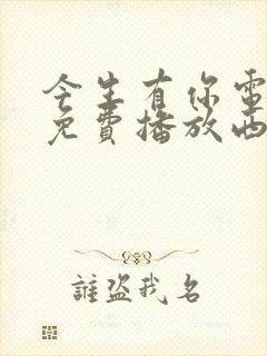 今生有你电视剧免费播放西瓜