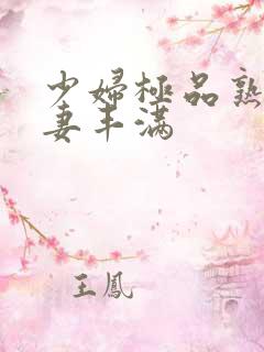 少妇极品熟妇人妻丰满