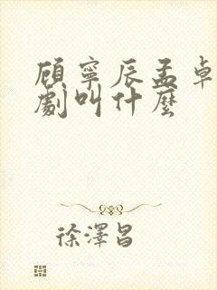 顾宁辰孟卓钰短剧叫什么