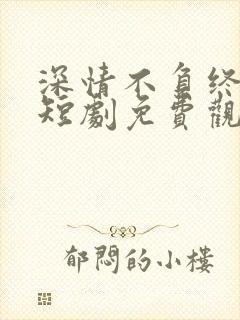 深情不负终遇你短剧免费观看