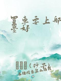 买车要上哪个平台好