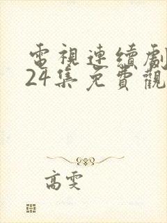 电视连续剧对决24集免费观看