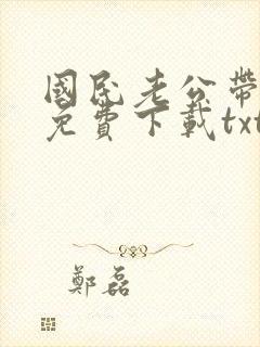 国民老公带回家免费下载txt