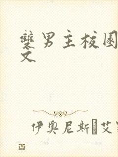 双男主校园穿书文