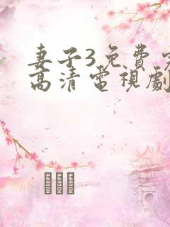 妻子3免费完整高清电视剧在线看