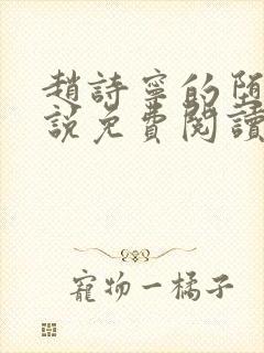 赵诗宁的堕落小说免费阅读