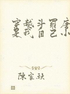 穿越斗罗唐三竟是我自己小说