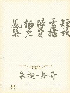 凤栖归处短剧全集免费播放