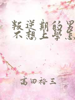 叛逆期的男孩子不想上学怎么办