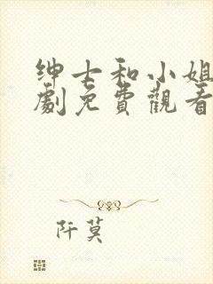 绅士和小姐电视剧免费观看韩剧网