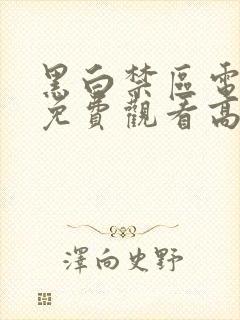 黑白禁区电视剧免费观看高清