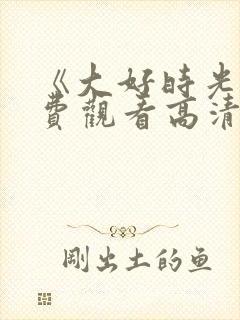 《大好时光》免费观看高清