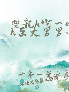 双龙h啊～嗯啊h巨大男男小说