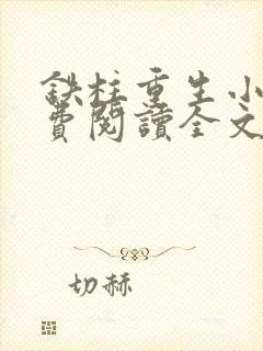 铁柱重生小说免费阅读全文最新章节