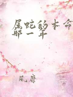 属蛇的本命年是哪一年