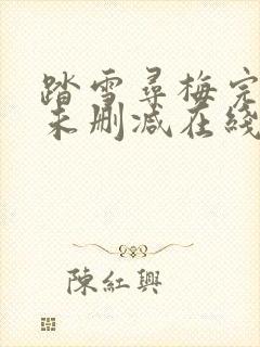 踏雪寻梅完整版未删减在线免费观看